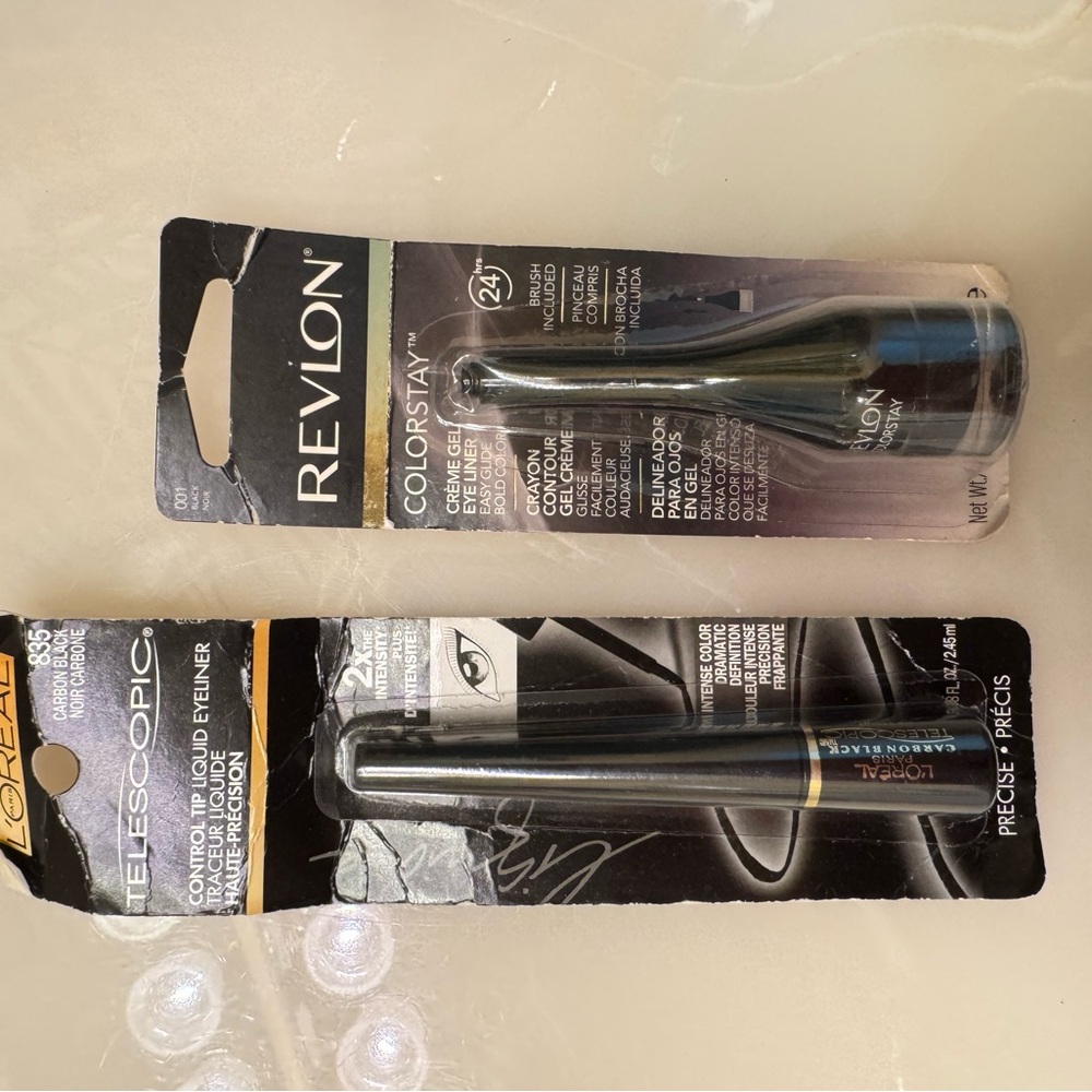 2 Pack: Revlon & L’Oreal Black Eyeliner